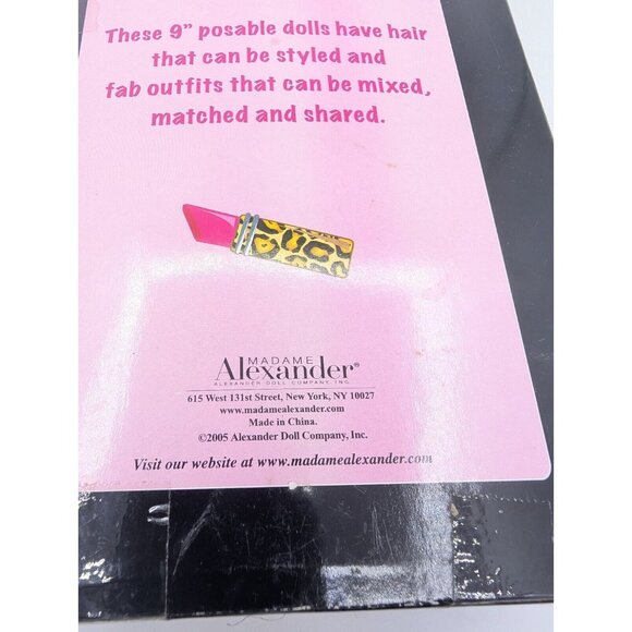 2005 NIB Discountinued Stilettos Sami Doll Madame Alexander 9" - Picture 4 of 9